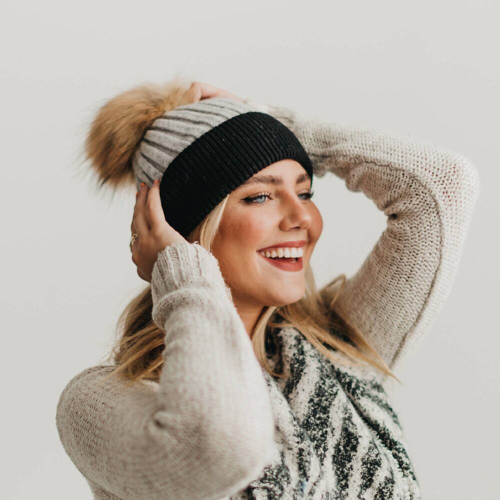 Ankara Pom Beanie